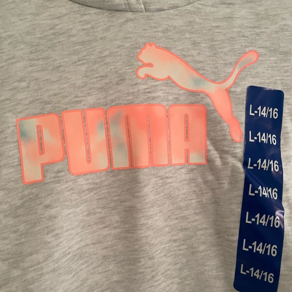 Girl’s Puma Long Sleeved Hoodie - Picture 2 of 6